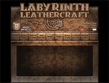 Tablet Screenshot of labyrinthleather.com